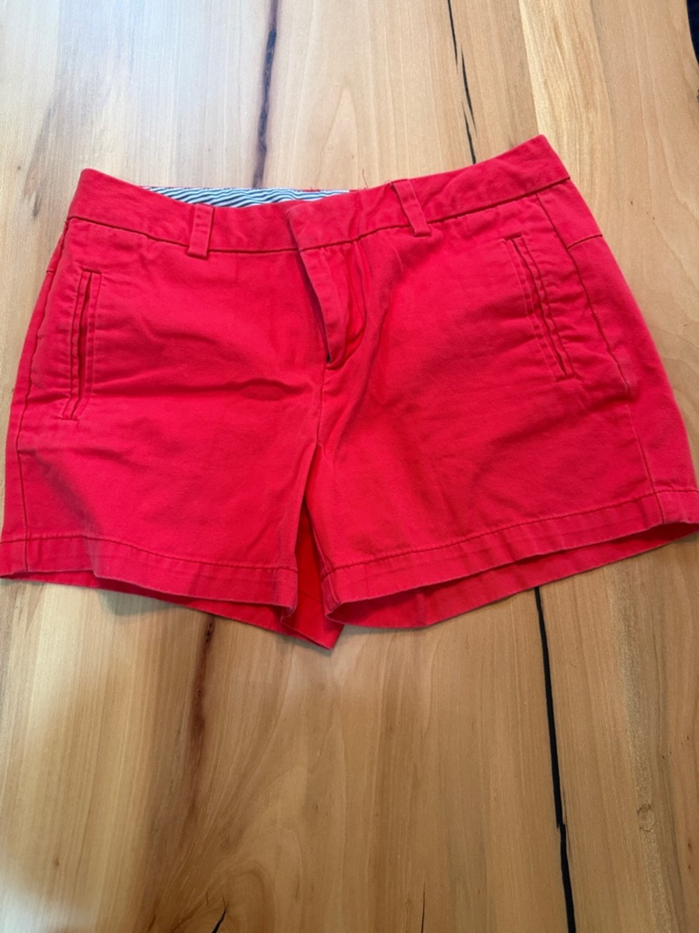 Women’s Red Casual Shorts